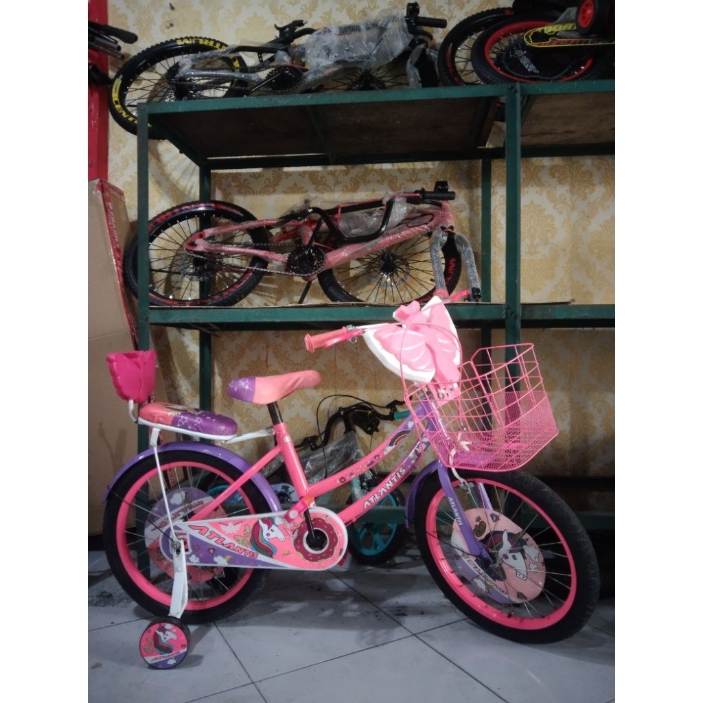 Sepeda Atlantis 18" Ada Music Lampu