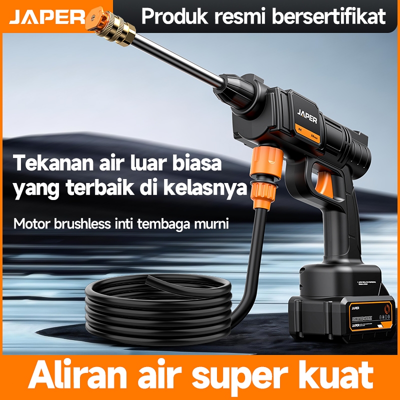 JAPER jet cleaner alat cuci motor alat pembersih bertekanan tinggi untuk mobil dan motor  pistol air