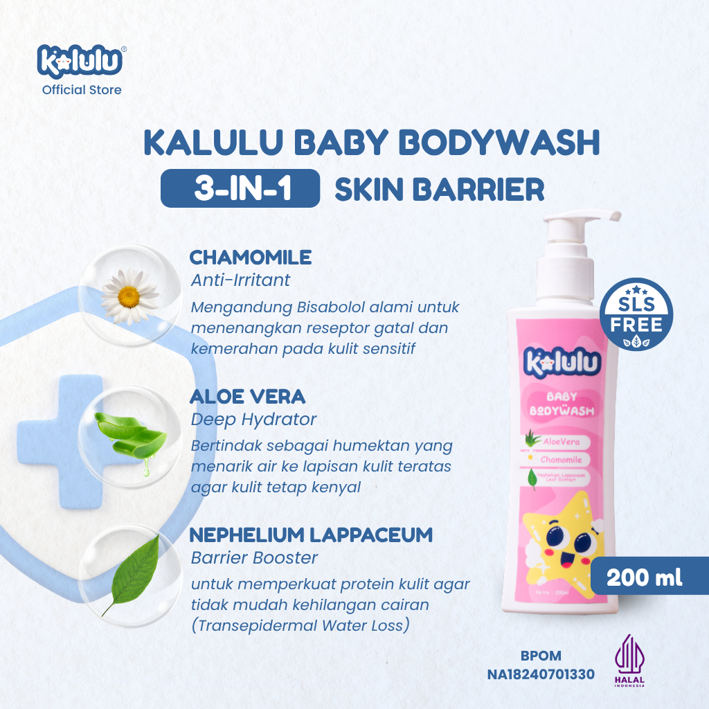 Kalulu Baby Body Wash (200ml)
