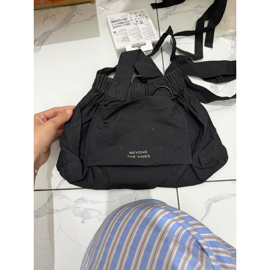 TAS BTV (BEYOND THE VINES) DUMPLING BAG -  BLACK SIZE M