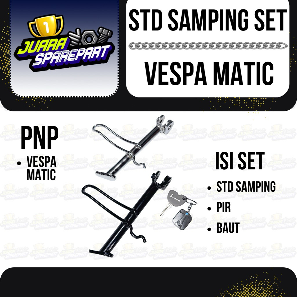 Standar Samping Vespa Matic
