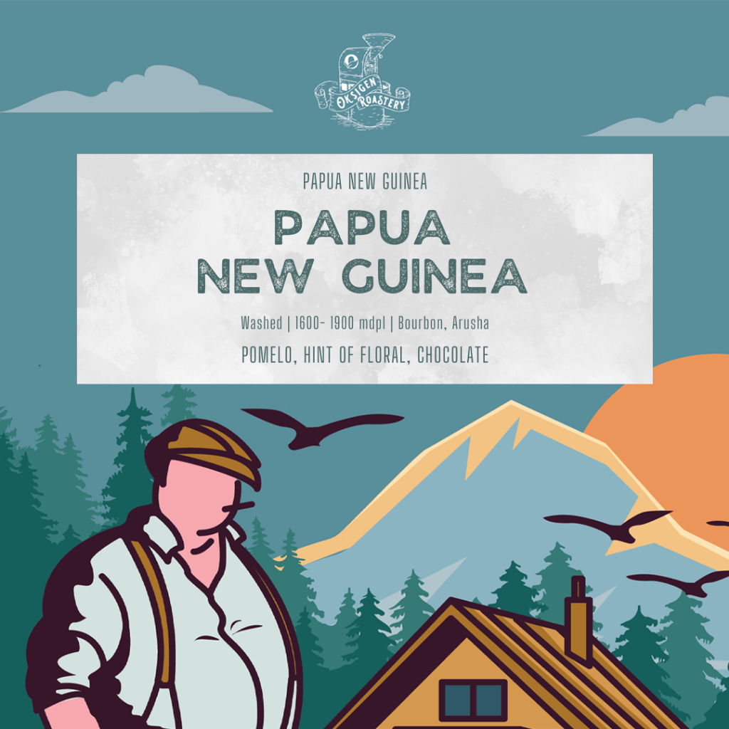 PAPUA NEW GUINEA BIJI KOPI ARABIKA FILTER ROAST (200gr) by OKSIGEN ROASTERY