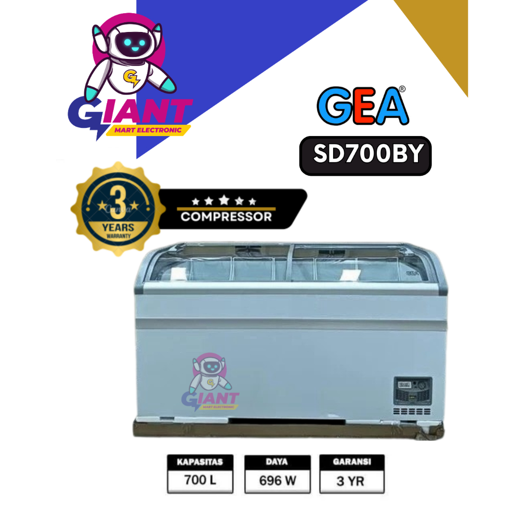 SLIDING GLASS FREEZER GEA SD700BY / SD-700BY / SD-700-BY