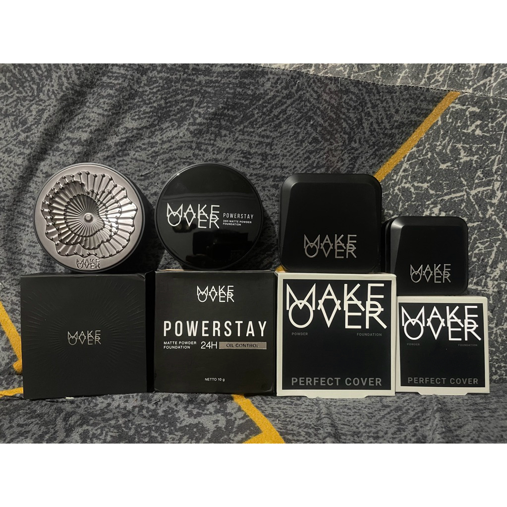 ORI NEW MAKE OVER X RINALDY AYUNARDI POWERSTAY 24H MATTE POWDER FOUNDATION//PERFECT COVER POWDER FOU