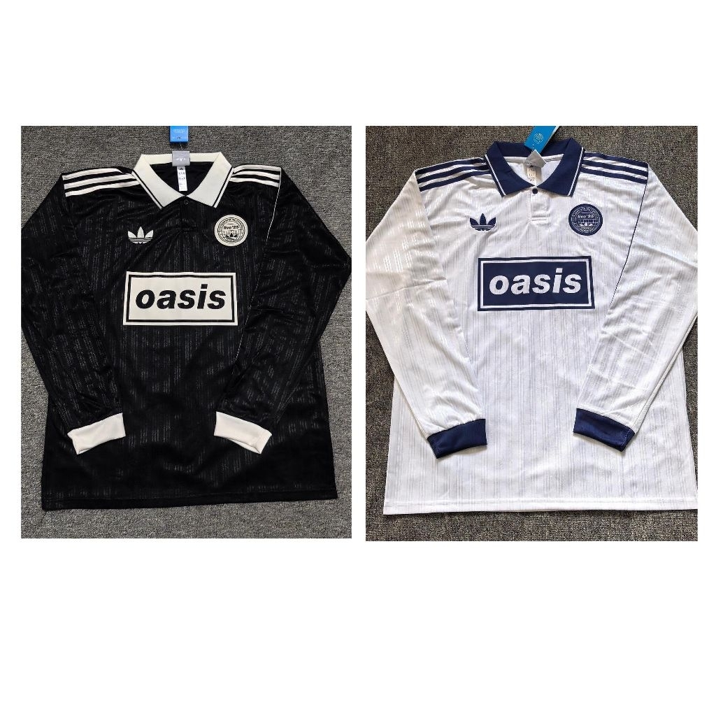 [LS LONGSLEEVE] JRSY ADIDAS X OASIS TOUR JACQUARD GO PREMIUM HIGH QUALITY LOGO BORDIR