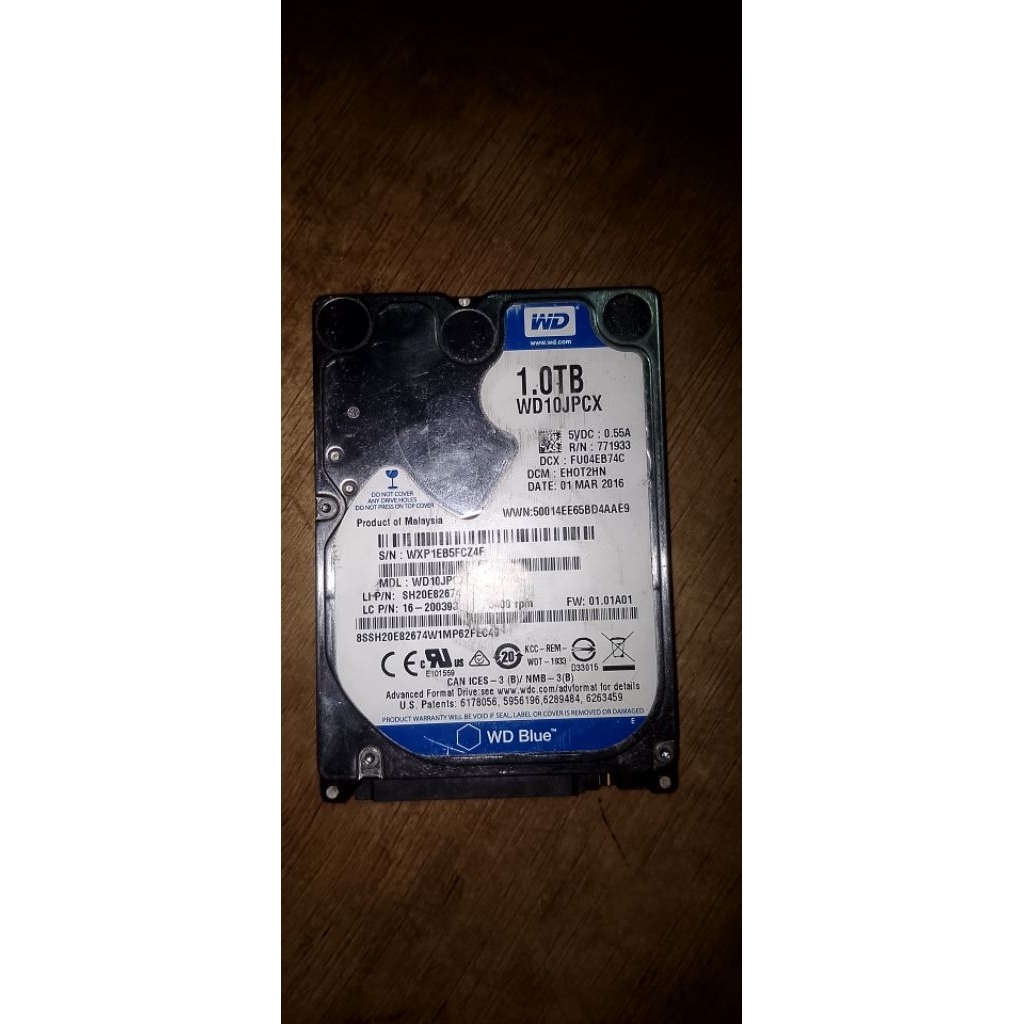 hardisk WD blue 1tb