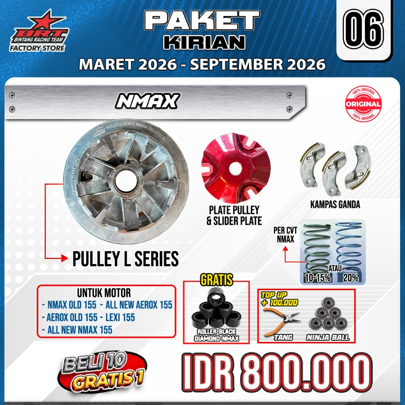 PAKET FULL KIRIAN NMAX/LEXI/AEROX