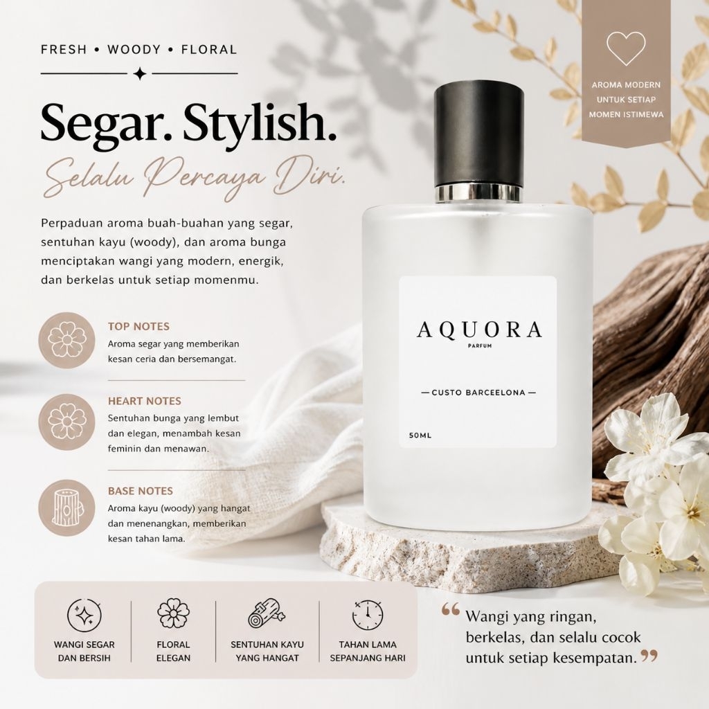 Aquora Parfum - Custo Barcelona 50ML