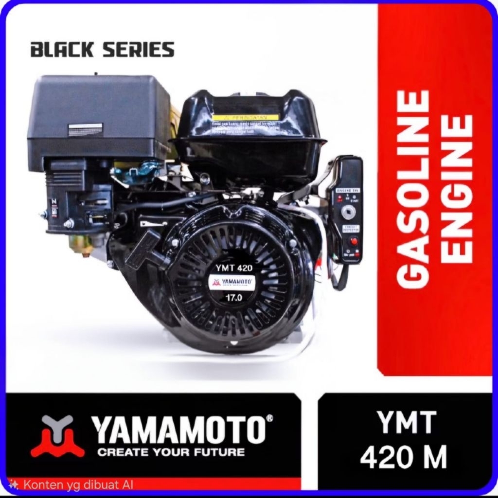 MESIN ROBIN KATO 16HP GX420 YAMAMOTO KICK STARTER / ROBIN KATO STARTER GX420 YAMAMOTO