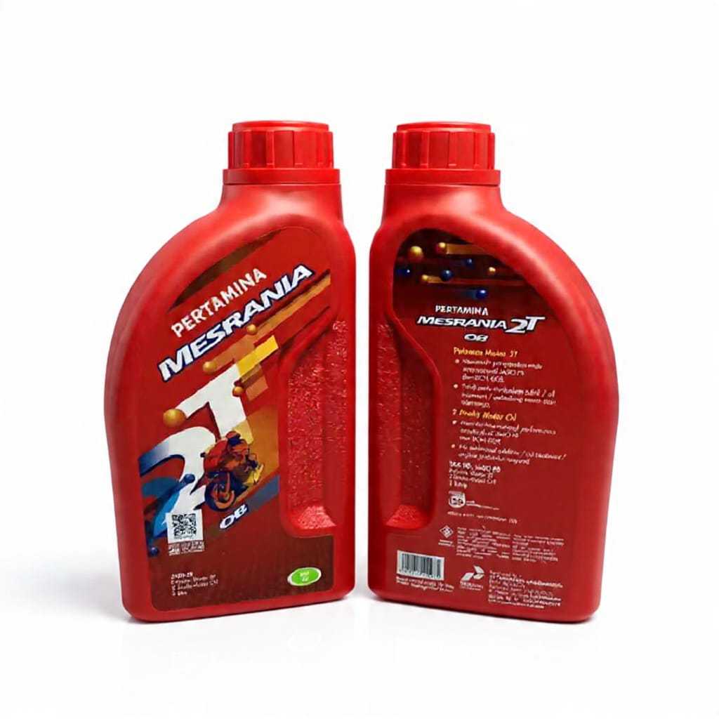 Oli MESRANIA 2T OB Pertamina 1L Mesran Samping 1Liter 1 Liter JASO FB