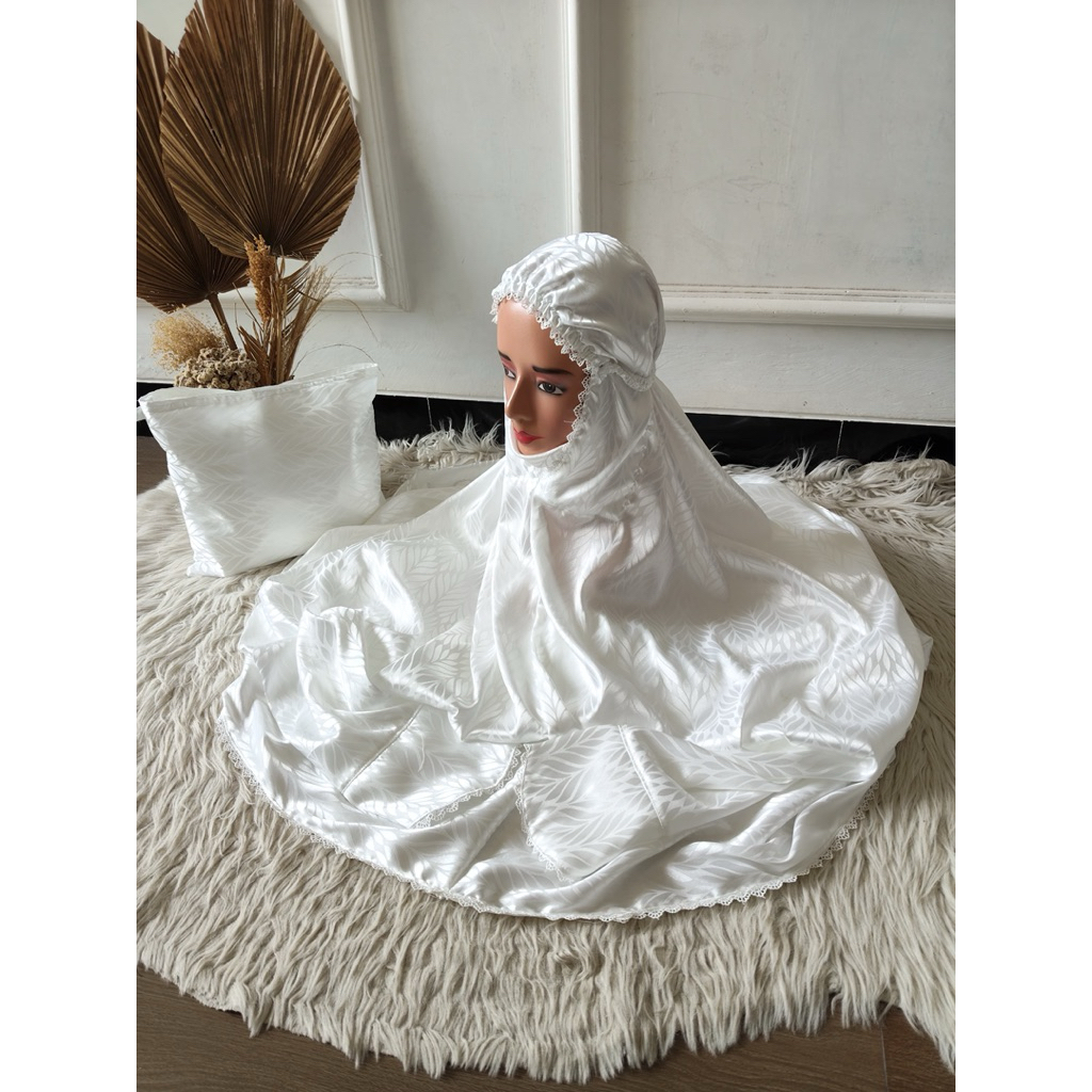 Mukena Terusan Armany silk polos premium