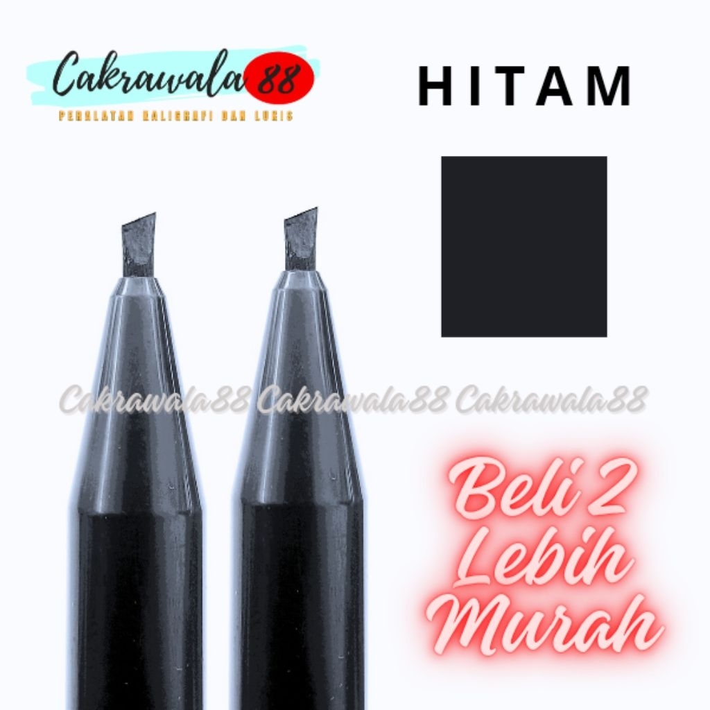 Spidol Kaligrafi (2 hitam)