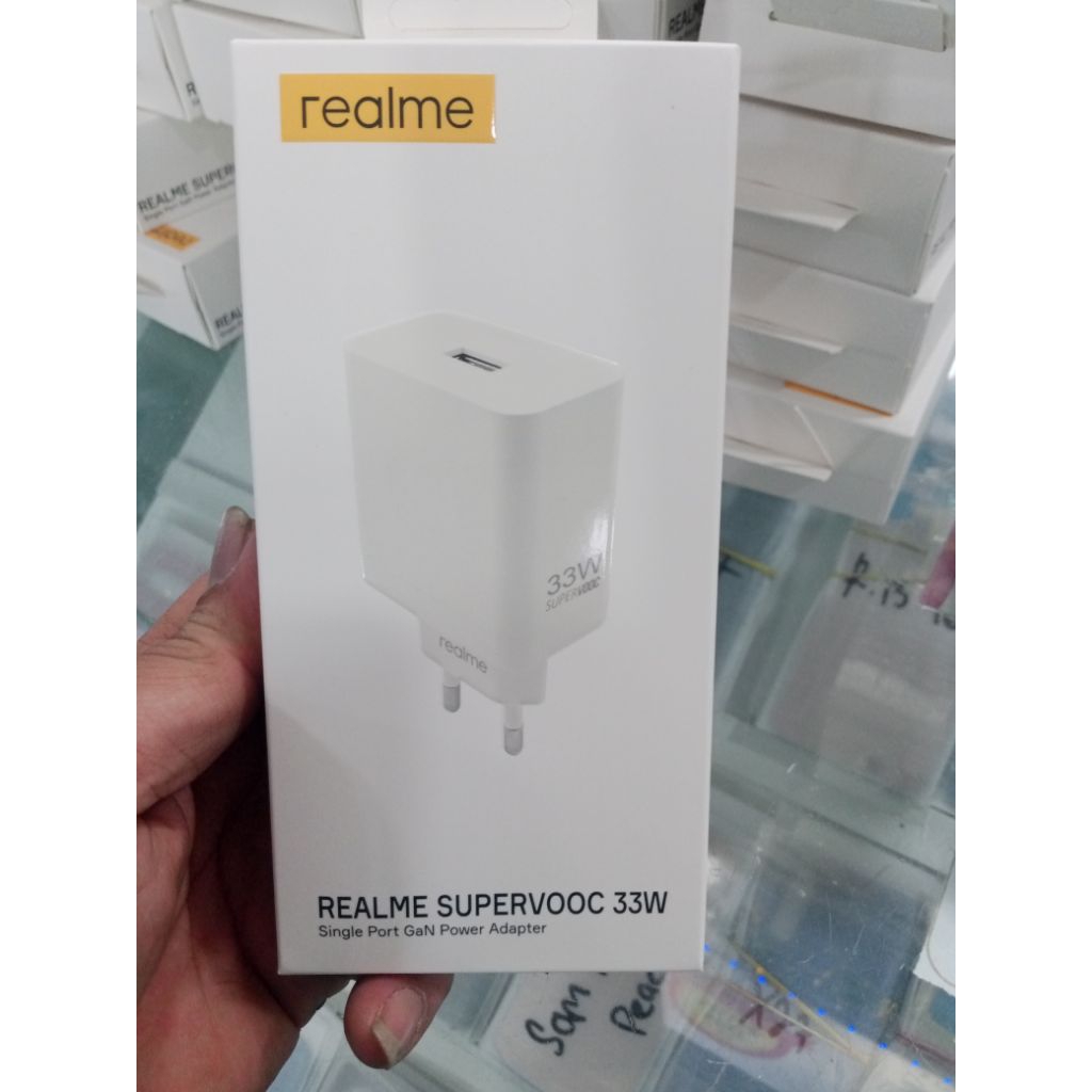 Charger realme type c 33 watt original