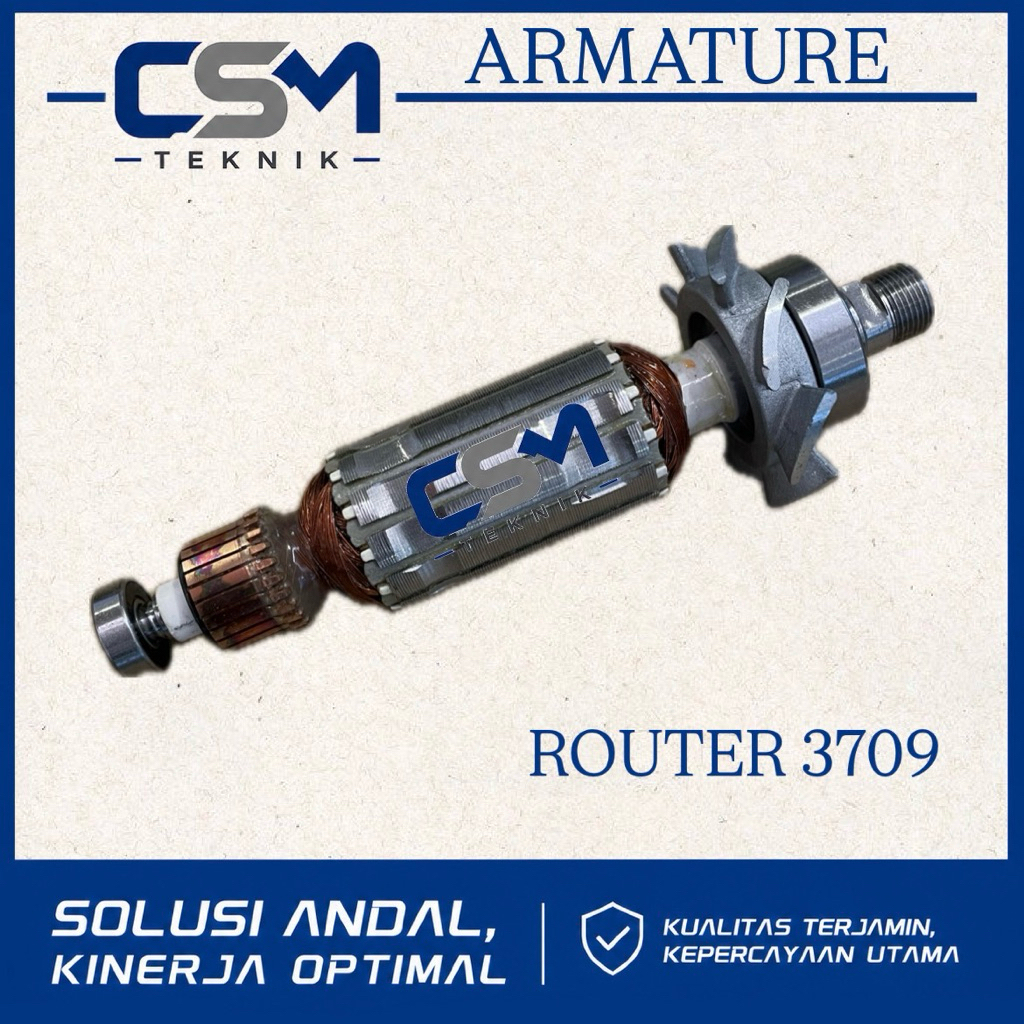 ARMATURE ANGKER MESIN TRIMMER ROUTER KAYU 3709 MURAH ANGKER ROUTER KAYU 3709 (BENZ)