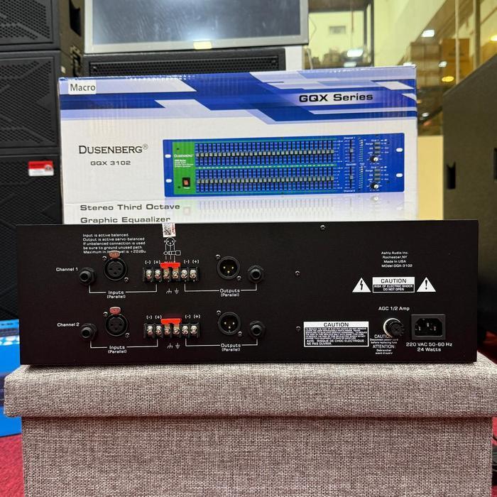 New Graphic Equalizer Dusenberg GQX 3102 / GQX3102 – Full Macro Original Garansi Resmi