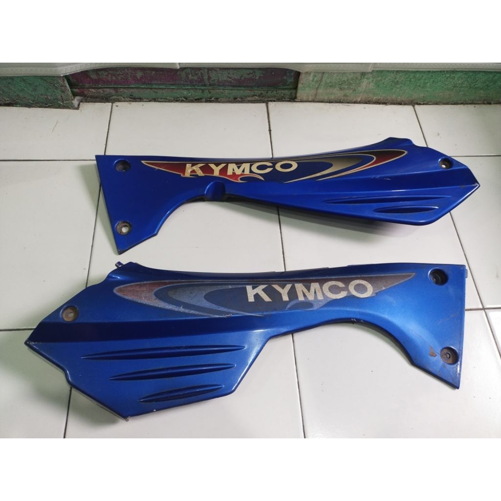 Cover sambungan body depa atas mesin kymco cevira original 2nd lepasan motor