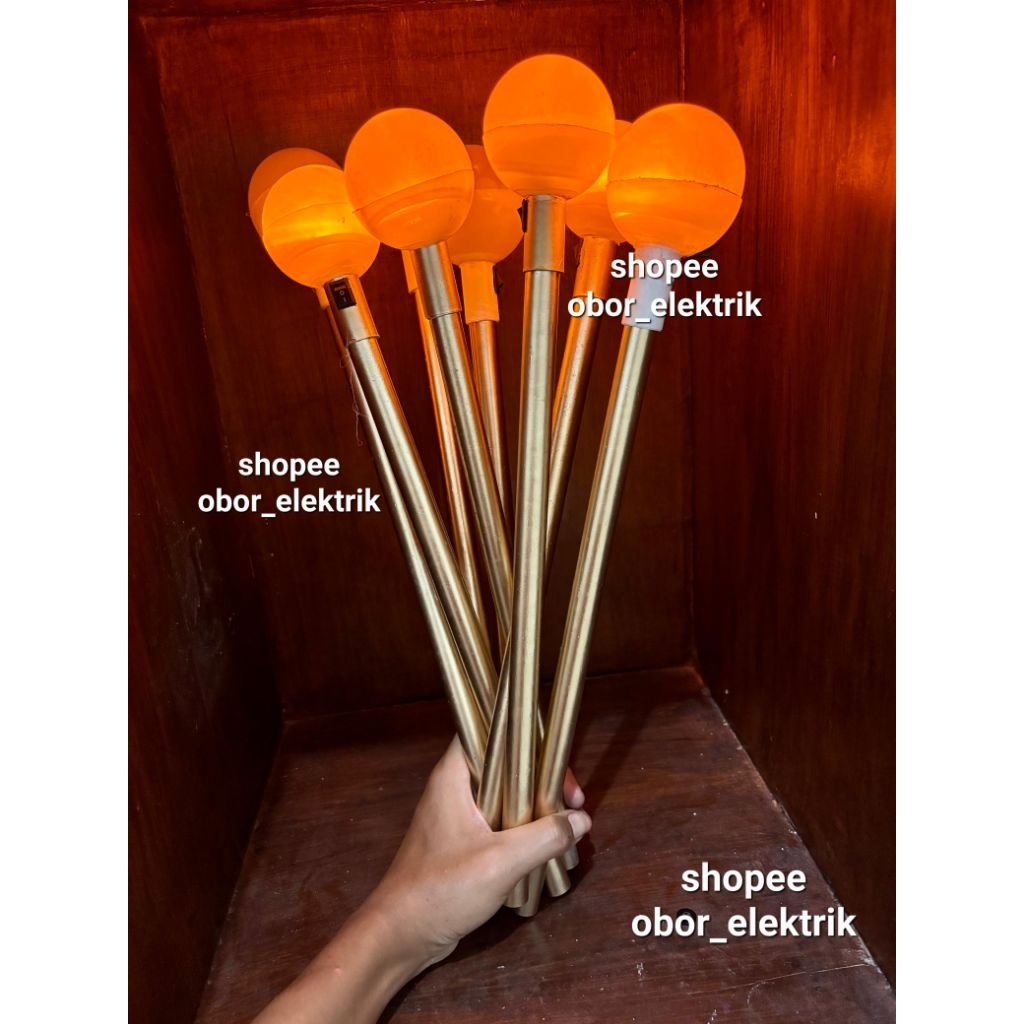 obor elektrik/obor led/obor pawai takbiran/obor modern/obor karnaval/mainan anak/lampu obor/lampu le
