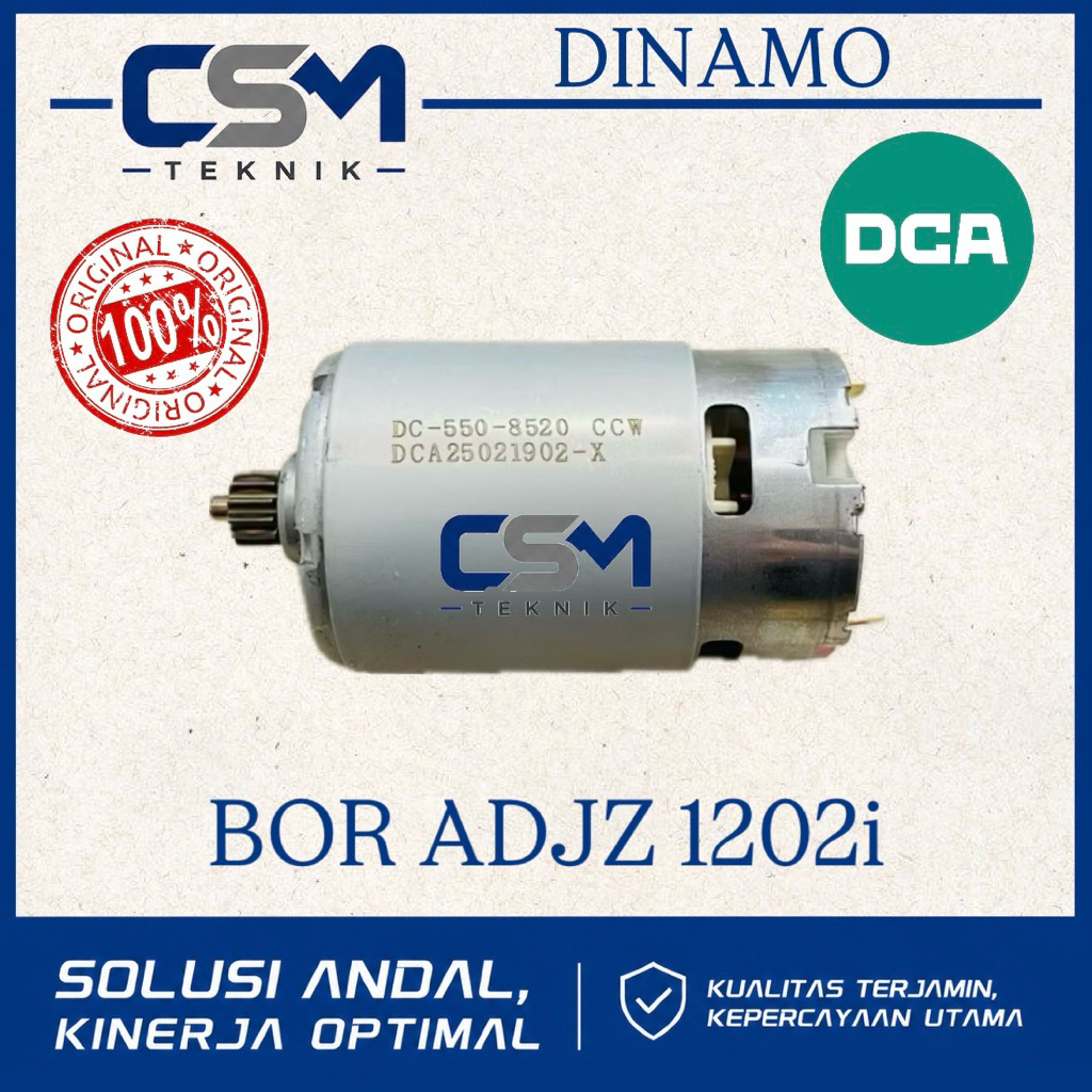 MOTOR DINAMO BOR BATRE DCA ADJZ1202i ORIGINAL DINAMO BOR CORDLESS DCA ADJZ1202i ORIGINAL