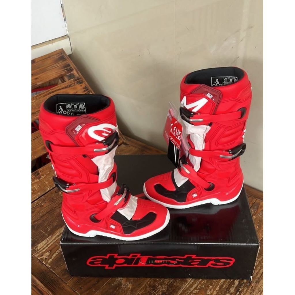 sepatu alpinestars tech 7s red
