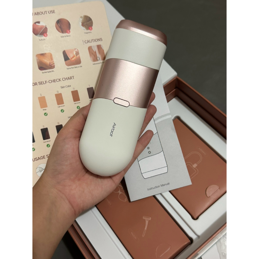 PRELOVED Airbot Aria Opal Hair Removal - Rosegold - Alat IPL