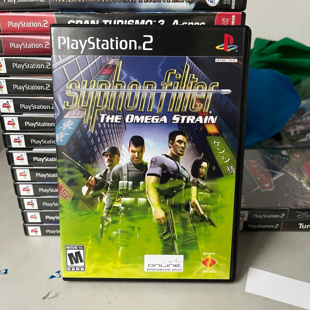 Syphon Filter The Omega Strain (NTSC U) PS2 original kaset cd game ps 2