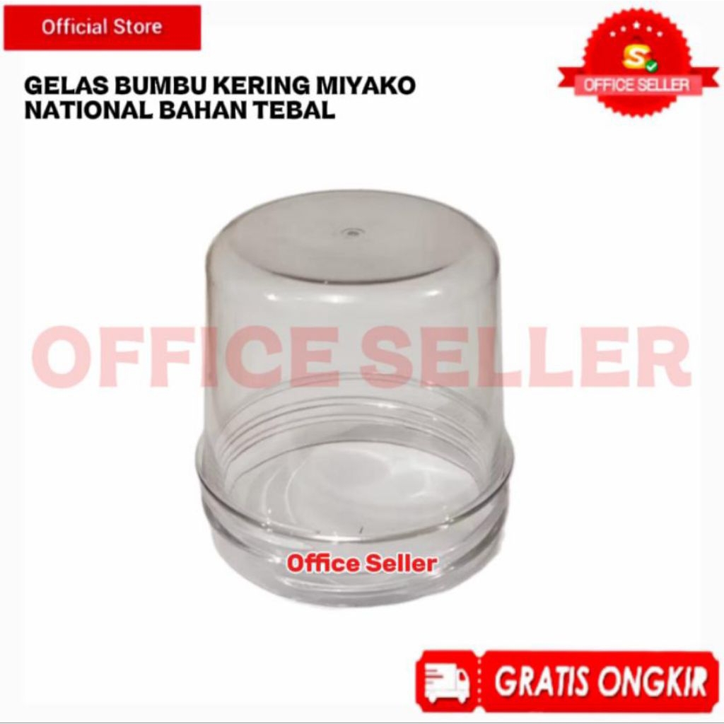 Gelas Bumbu Kering Blender National  | Gelas Mill Blender National / Miyako