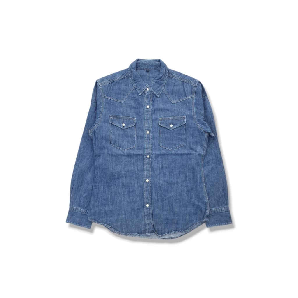 [Size M] Kemeja Denim MUJI - Original