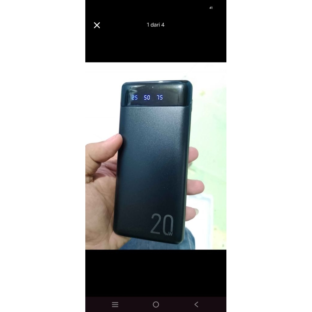 powerbank kivee x basike 20.000mah baru real capacity