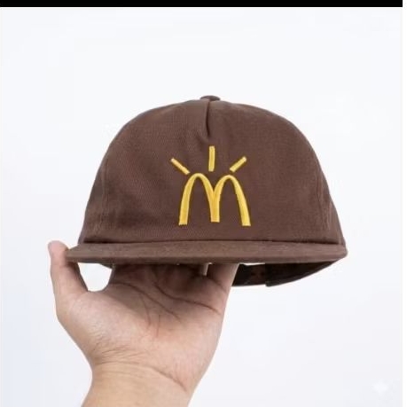 McDonald's X Cactus jack hat Dark brown colour