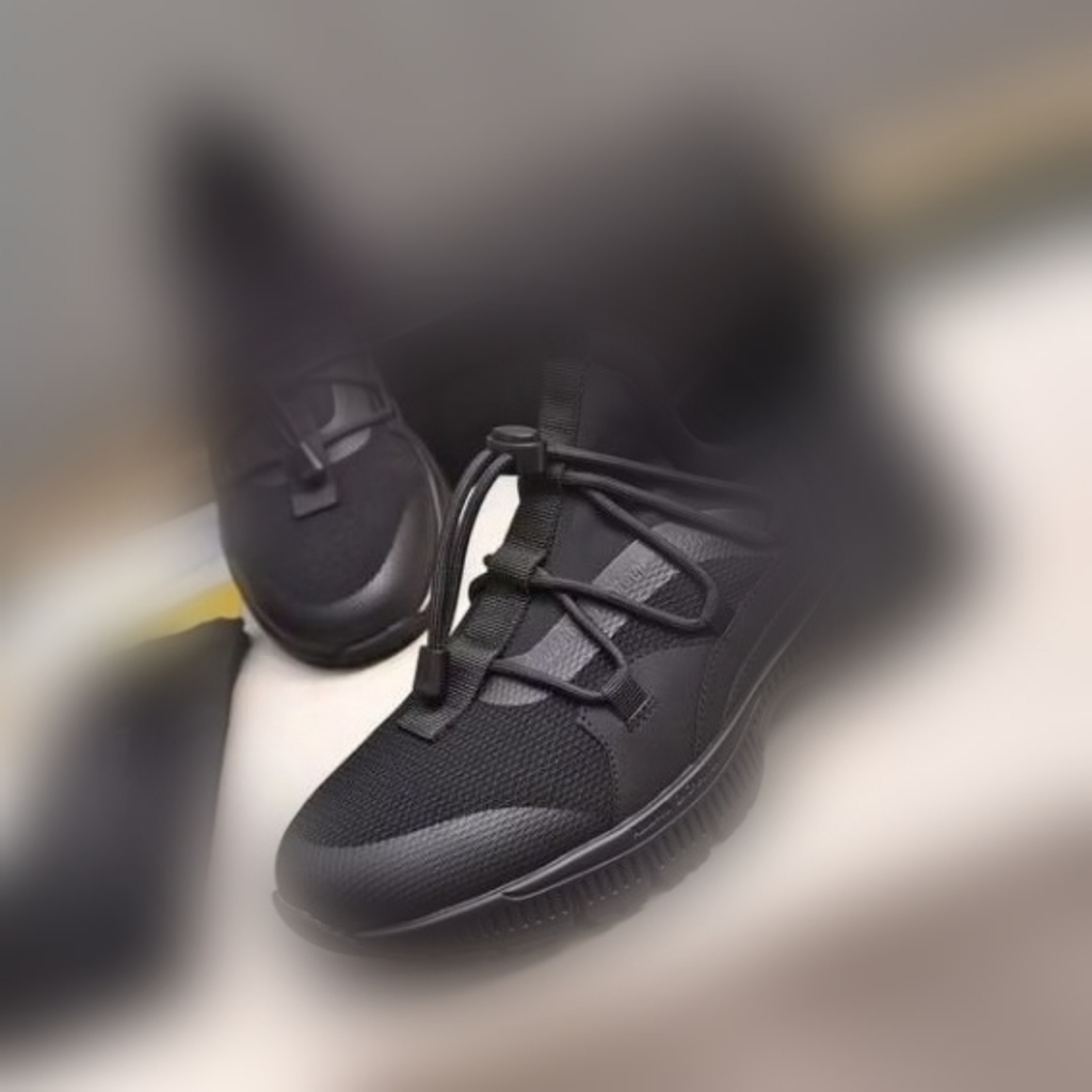 Sepatu Pria Sneaker Slip On Hitam