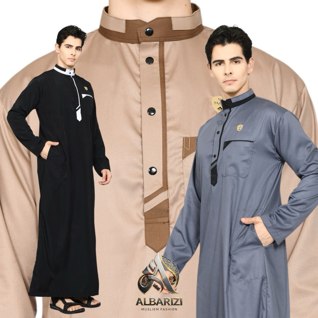 Jubah Pria AFSAR - Jubah Toyobo Premium - Jubah Gamis Muslim Pria Dewasa - Gamis Pria Terbaru