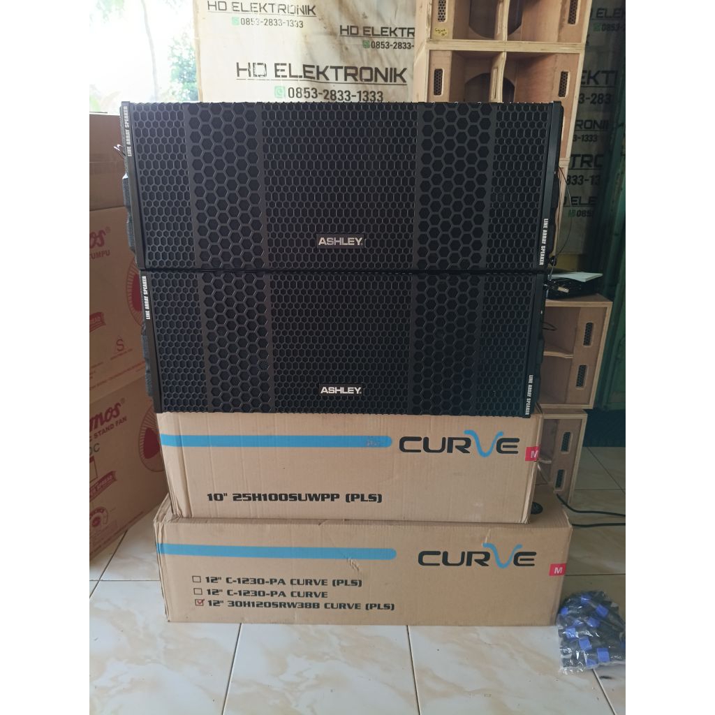 SPEAKER ARRAY ASHLEY TW 210 LA HARGA PER 1 BOX