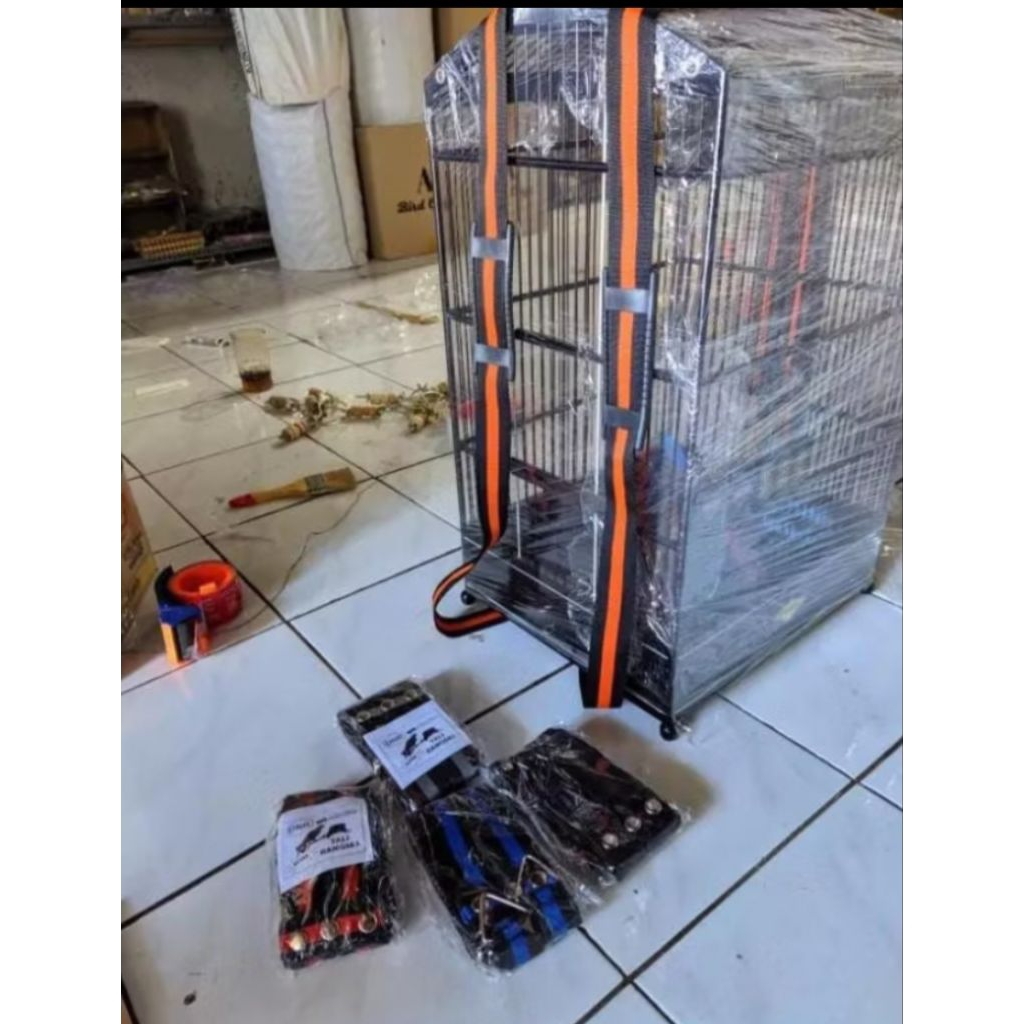 Tas Sangkar Tali Ransel Sangkar kotak