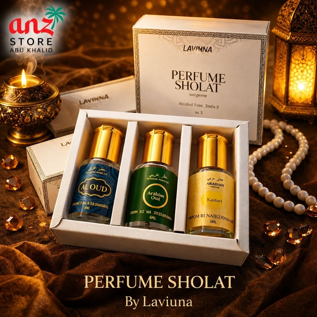 Paket Parfum Arabian 3 in 1 Al Oud Arabian Oud Kasturi 6ml