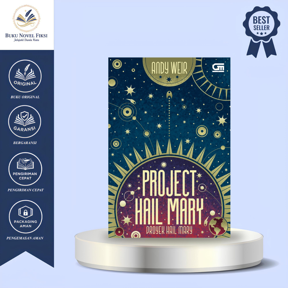 Novel Proyek Hail Mary (Project Hail Mary) - Andy Weir - Gramedia