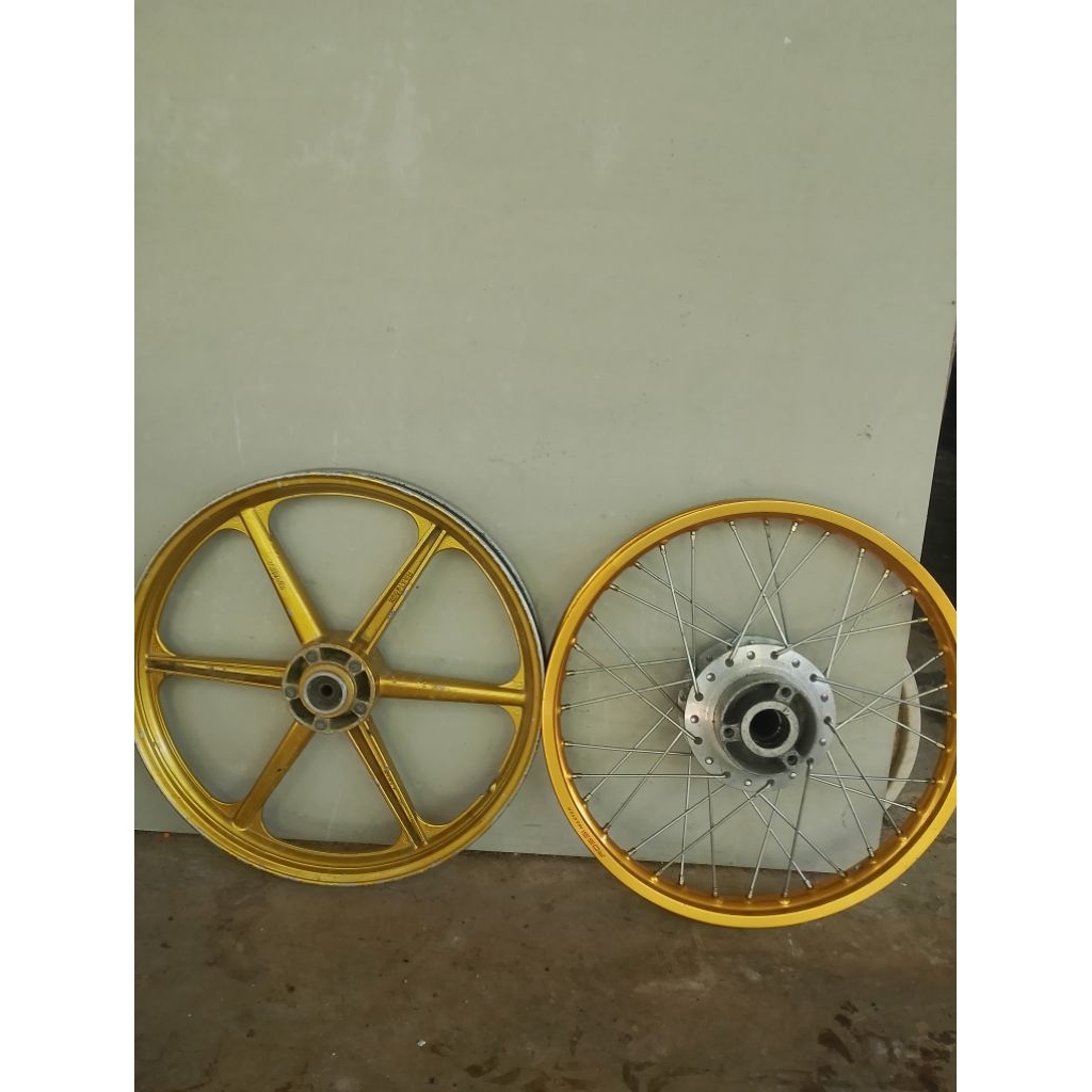 Velg depan belakang satria Fu,