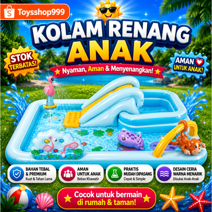 Kolam Renang Anak Intex Jungle Adventure Play Center 57161