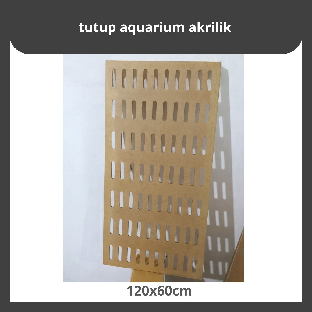 Tutup Akuarium akrilik PxL 120x60cm
