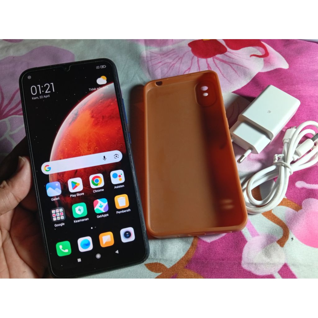 Di jual MURAH HP Redmi 9A RAM 3/32 Barang Bagus Normal Siap Pakai BONUS Carger dan Casing Silikon