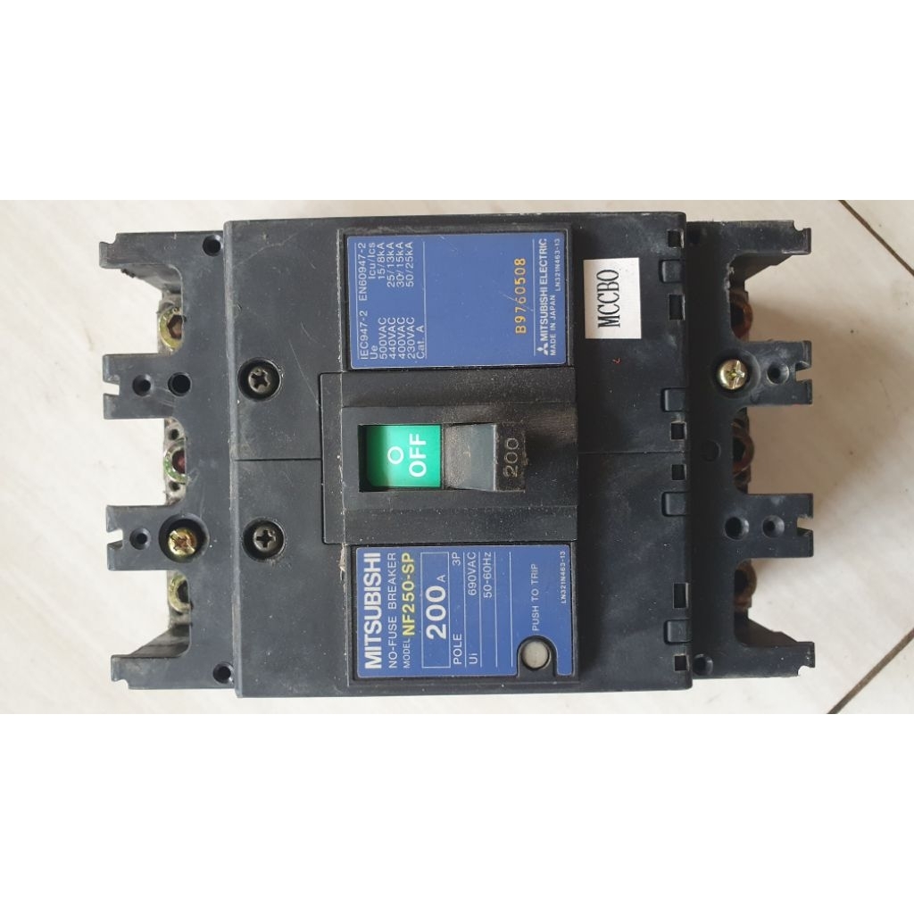 MCCB 3P 200A 200 AMPERE