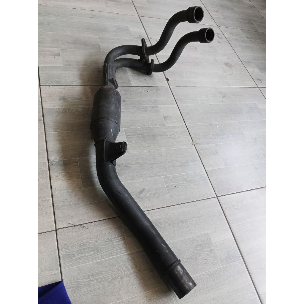 leher knalpot ninja 250 fi original header ninja 250 fi old