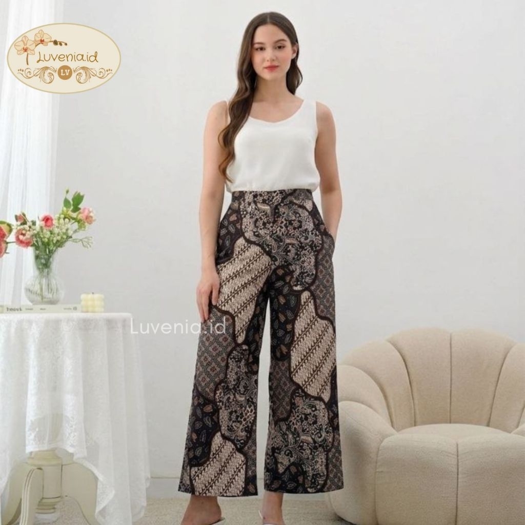 Celana Batik Wanita 164 ATK - Batik Modern / Batik Couple / Set Batik / Batik Wanita