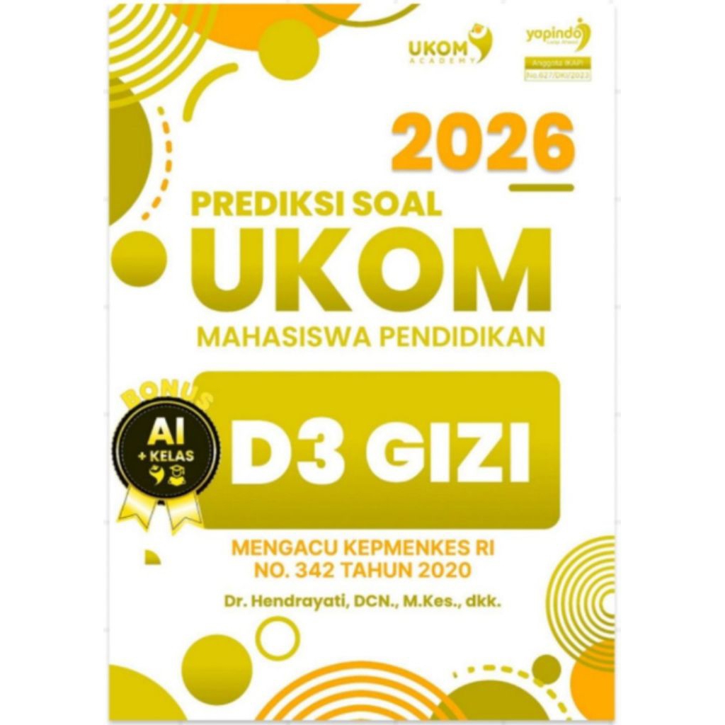 Buku UKOM Academy Soal UKOM D3 Gizi 2026