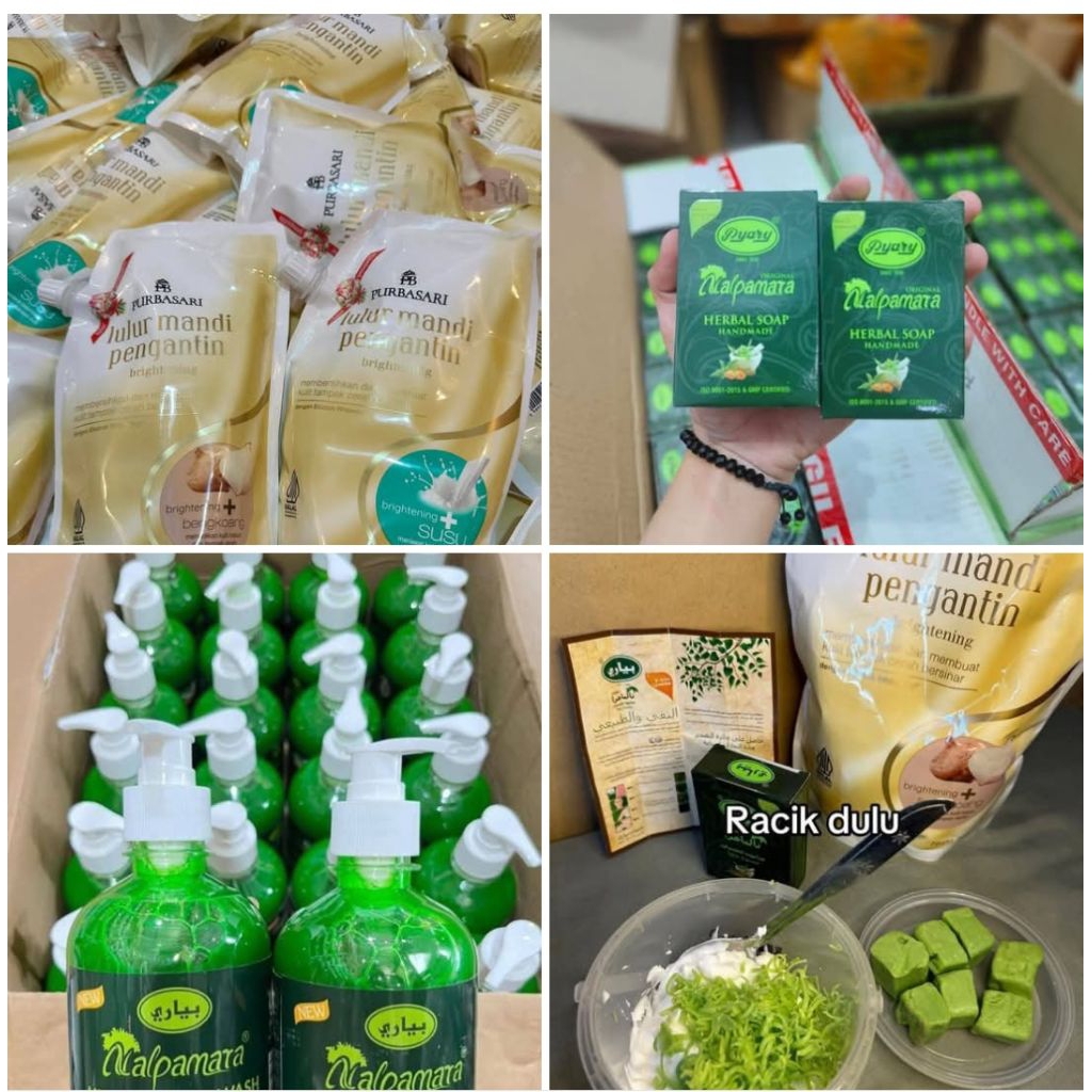 PAKET RACIKAN SABUN NALPA+LULUR PENGANTIN