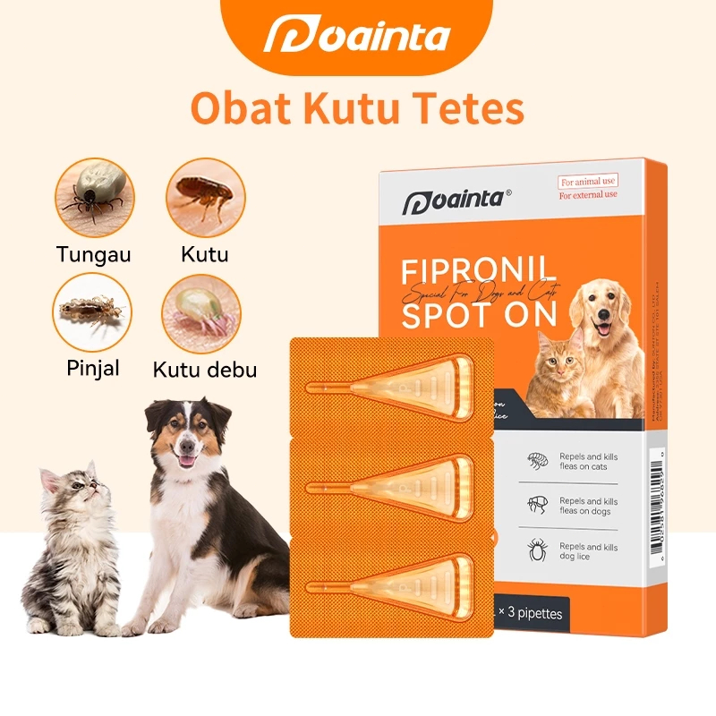 PUAINTA Obat Kutu Kucing Anjing Obat Anti Kutu Dan Kutu Obat Cacing Untuk Kucing dan Anjing Cacing d