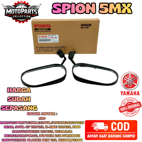 SPION 5MX YAMAHA PRESISI MOTOR MIO KARBU VEGA JUPITER FINO XRIDE MX SOUL GT M3 Z S 115 KUALITAS ORI.