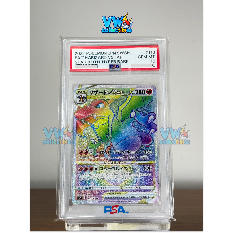 Kartu Pokemon Charizard Vstar Birth Hyper Rare PSA 10 Japan | VW Collectibles