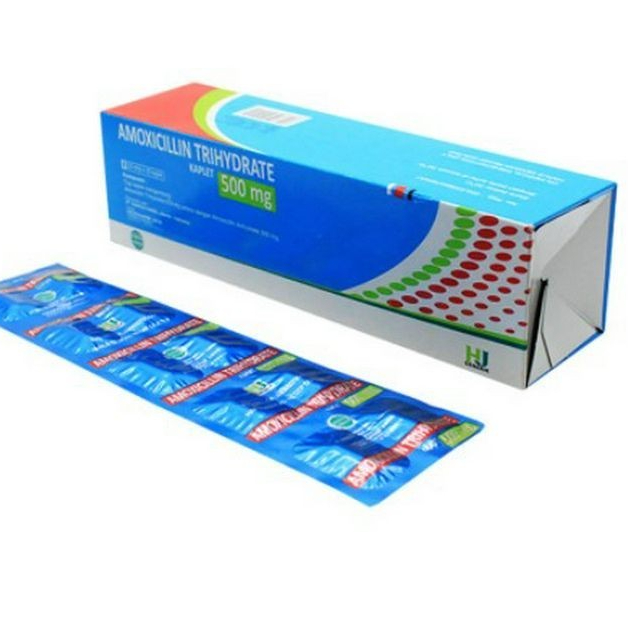 AMOXICILLIN GENERIK_01 500 MG 1 STRIP @ 10 KAPLET