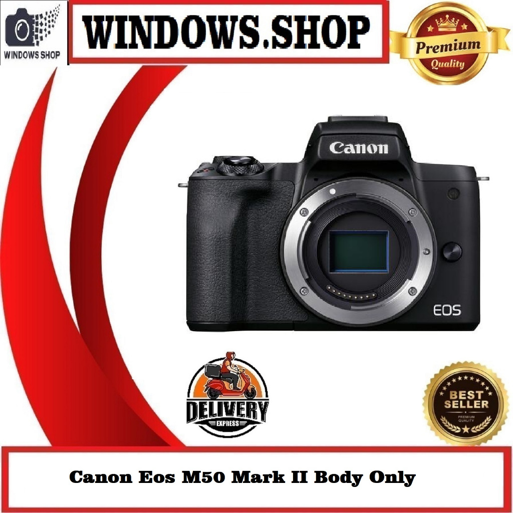 Canon Eos M50 Mark II Body Only - Kamera Canon Eos M50 II