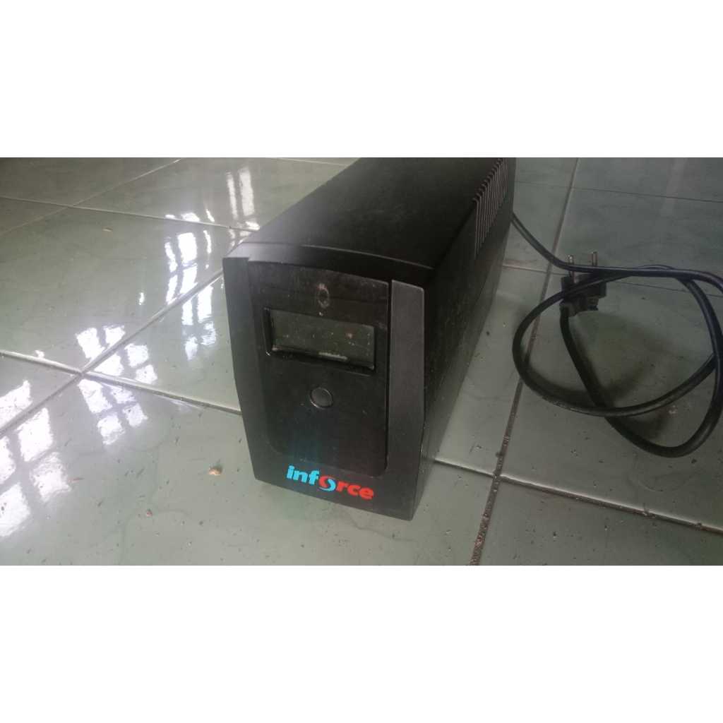 Inforce UPS 650WA 300 Watt  Kondisi Rusak/ Baterai Soax/ Rusak